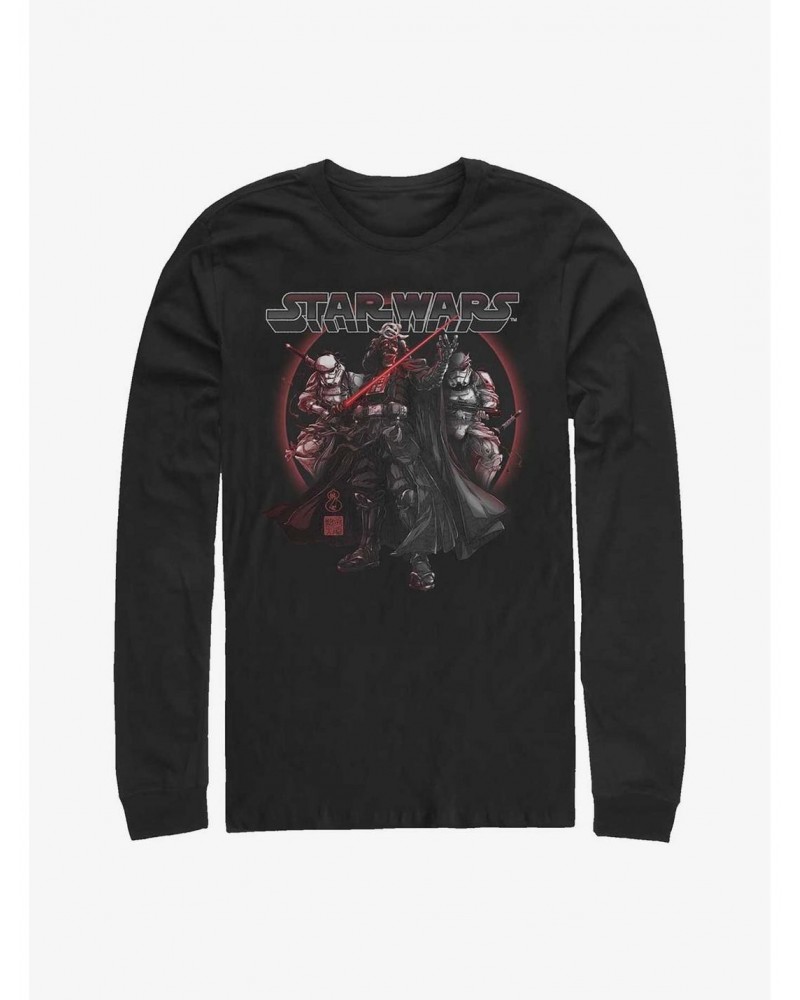 Star Wars: Visions Darth Vader & Stormtroopers Long-Sleeve T-Shirt $8.16 T-Shirts