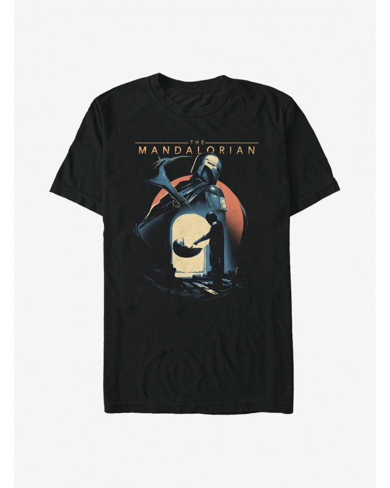 Star Wars The Mandalorian First Encounter T-Shirt $6.21 T-Shirts