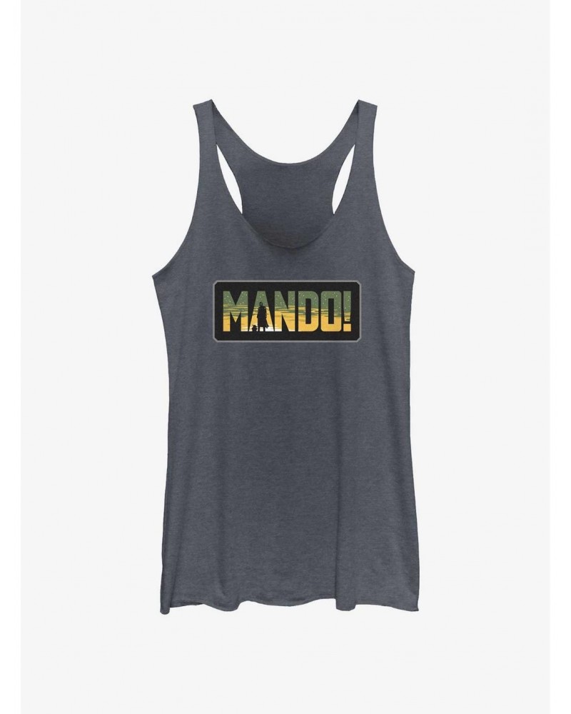 Star Wars The Mandalorian Mando Badge Girls Tank $7.87 Tanks