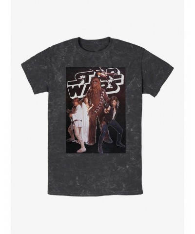 Star Wars Rebel Family Mineral Wash T-Shirt $8.08 T-Shirts