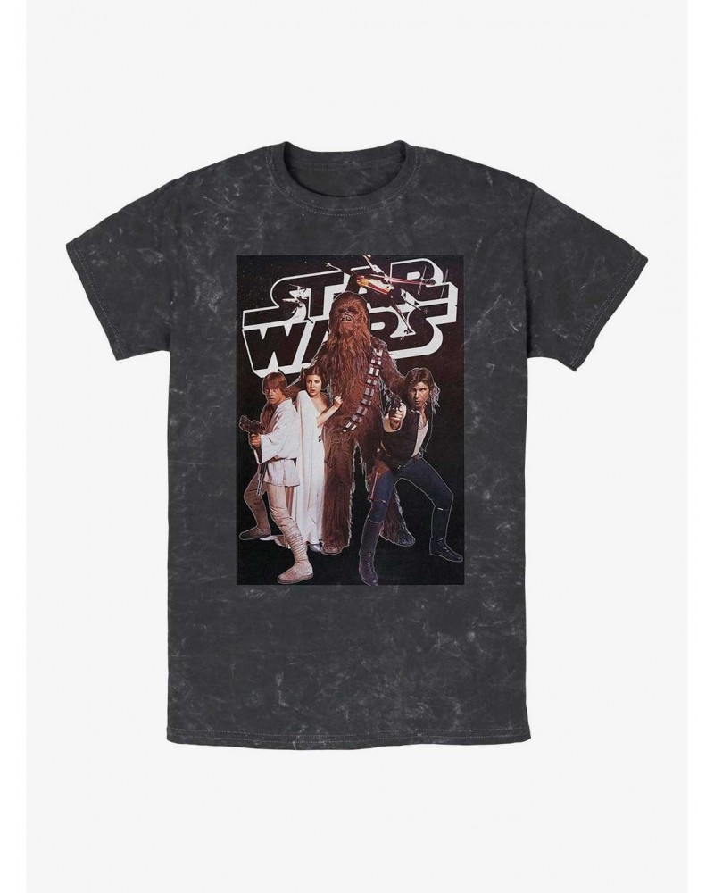 Star Wars Rebel Family Mineral Wash T-Shirt $8.08 T-Shirts