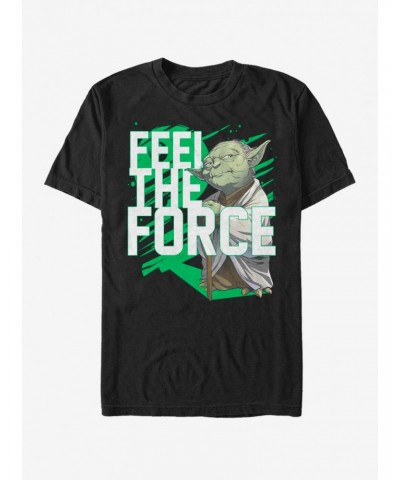 Star Wars Force Stack Yoda T-Shirt $6.21 T-Shirts