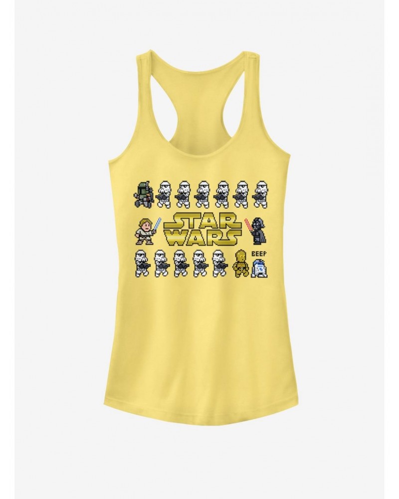 Star Wars Pixel Line Girls Tank $6.57 Tanks