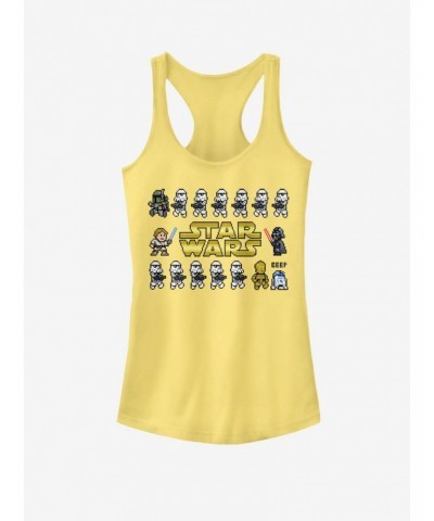 Star Wars Pixel Line Girls Tank $6.57 Tanks