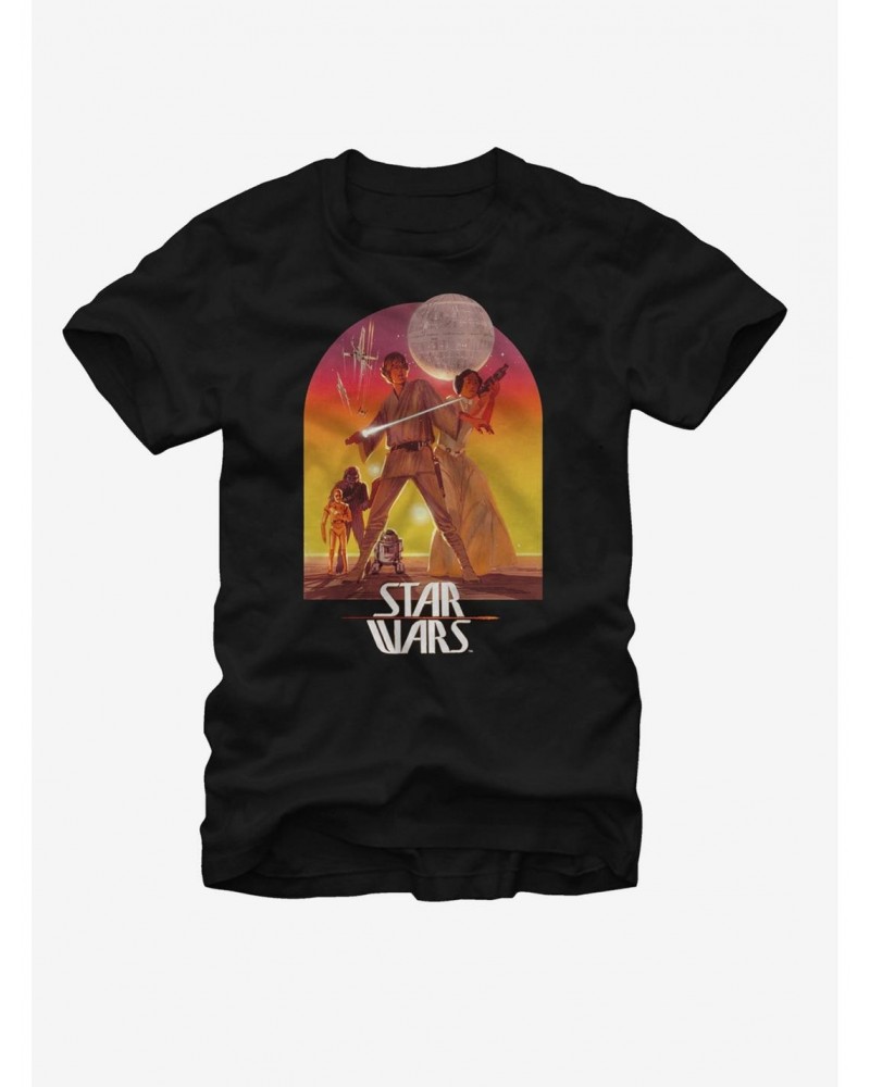 Star Wars Ralph McQuarrie Luke and Leia T-Shirt $4.81 T-Shirts