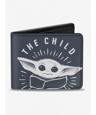 Star Wars The Child Pose the Force Is Strong with this Little One Bifold Wallet $7.73 Wallets