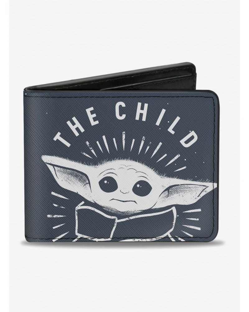 Star Wars The Child Pose the Force Is Strong with this Little One Bifold Wallet $7.73 Wallets