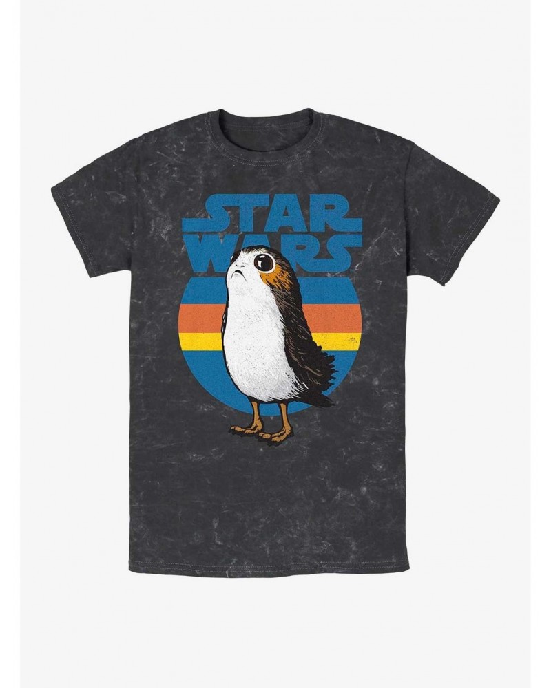 Star Wars: Episode VIII - The Last Jedi Porg Mineral Wash T-Shirt $7.91 T-Shirts