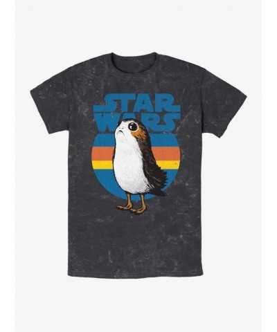 Star Wars: Episode VIII - The Last Jedi Porg Mineral Wash T-Shirt $7.91 T-Shirts