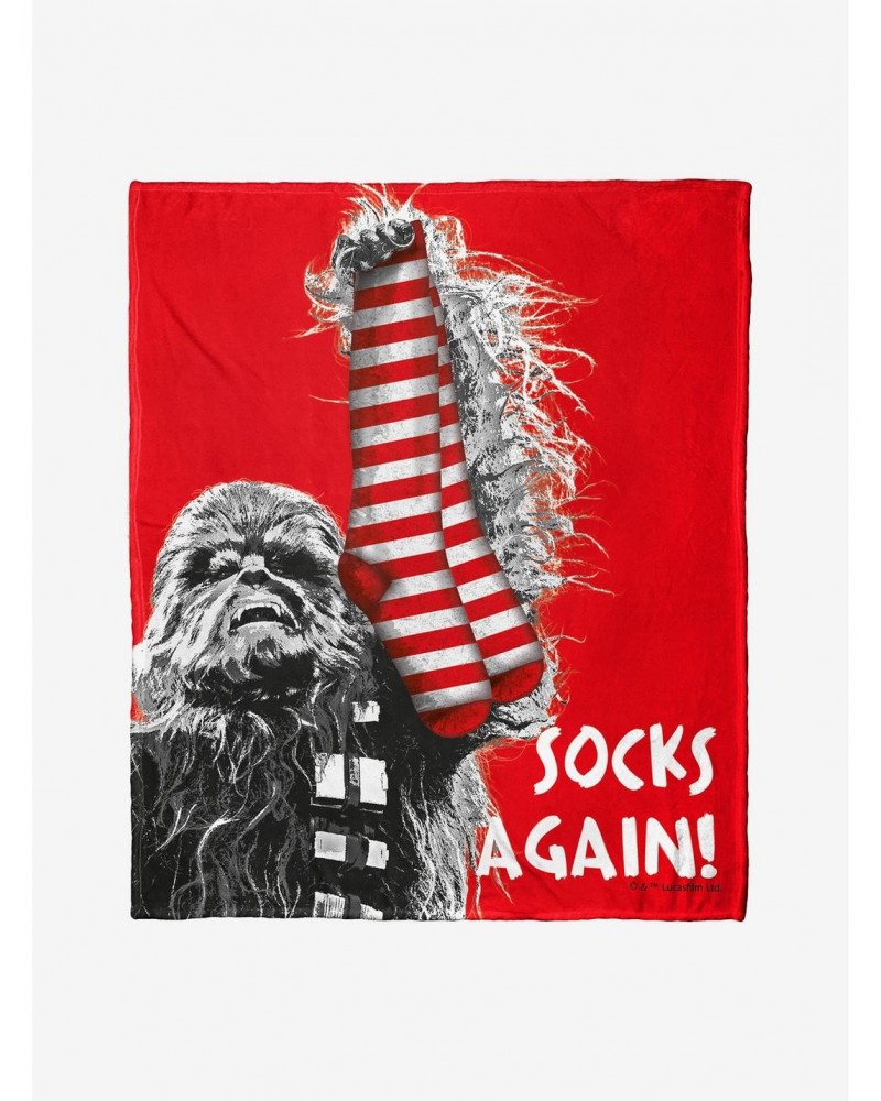 Star Wars Socks Again Throw Blanket $29.35 Blankets