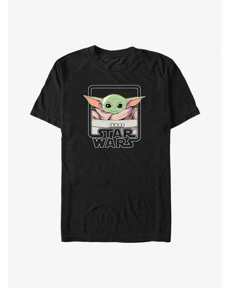 Star Wars The Mandalorian Grogu Frame Big & Tall T-Shirt $9.09 T-Shirts