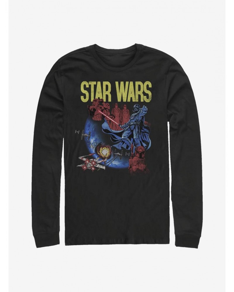 Star Wars Darth Vader Space Long-Sleeve T-Shirt $10.79 T-Shirts