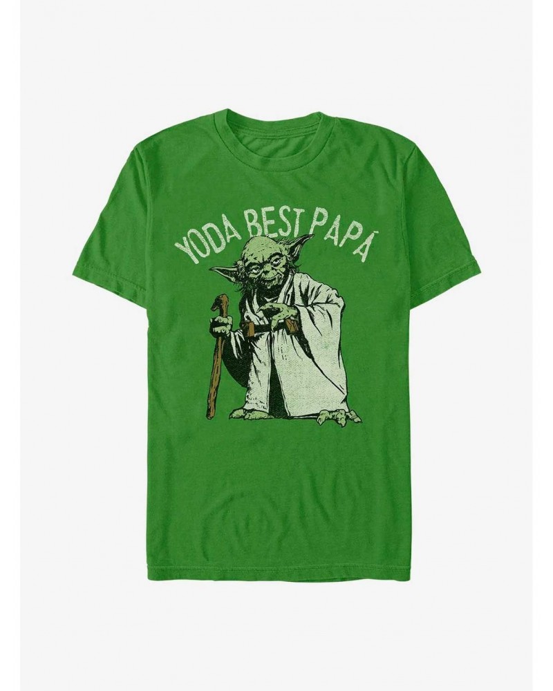 Star Wars Yoda Best Papa T-Shirt $7.61 T-Shirts