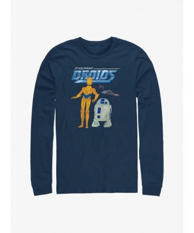 Star Wars R2 And C-3Po Long Sleeve T-Shirt $10.53 T-Shirts