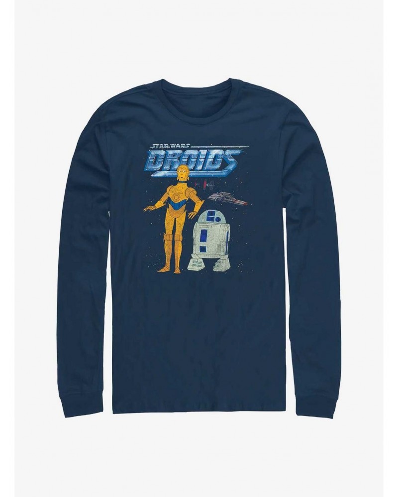 Star Wars R2 And C-3Po Long Sleeve T-Shirt $10.53 T-Shirts