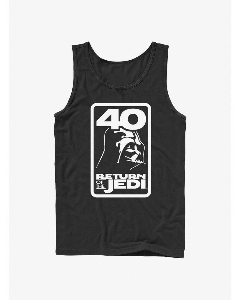 Star Wars Return of the Jedi 40th Anniversary Vader Badge Tank $7.97 Tanks