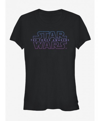 Star Wars The Force Awakens Episode VII Starry Logo Girls T-Shirt $7.12 T-Shirts