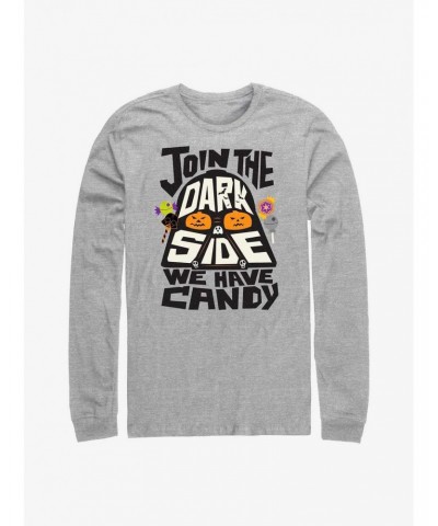 Star Wars The Dark Side Has Candy Long-Sleeve T-Shirt $8.69 T-Shirts