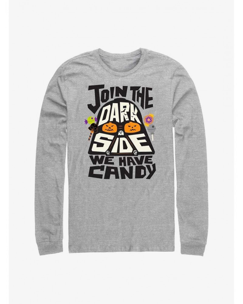 Star Wars The Dark Side Has Candy Long-Sleeve T-Shirt $8.69 T-Shirts