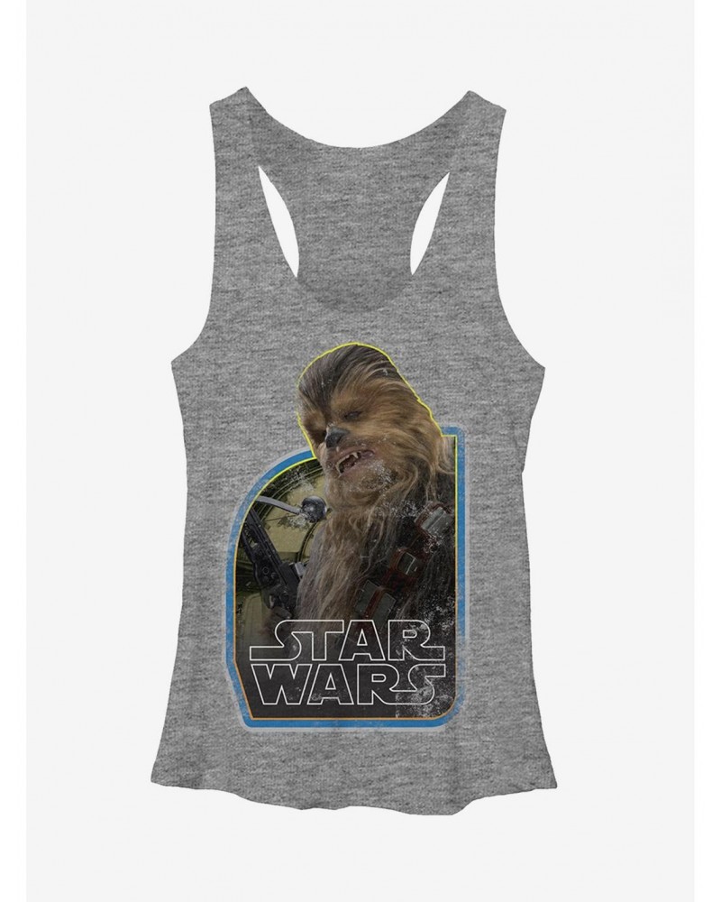 Star Wars Vintage Chewbacca Girls Tanks $9.53 Tanks