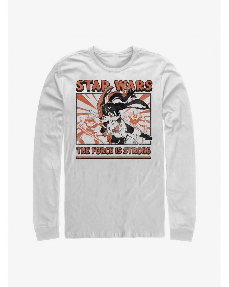 Star Wars: Visions The Force Is Strong In Lop Long-Sleeve T-Shirt $13.16 T-Shirts