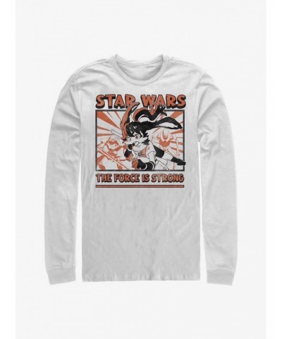 Star Wars: Visions The Force Is Strong In Lop Long-Sleeve T-Shirt $13.16 T-Shirts