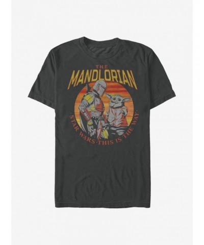 Star Wars The Mandalorian Mando Sunset T-Shirt $5.75 T-Shirts