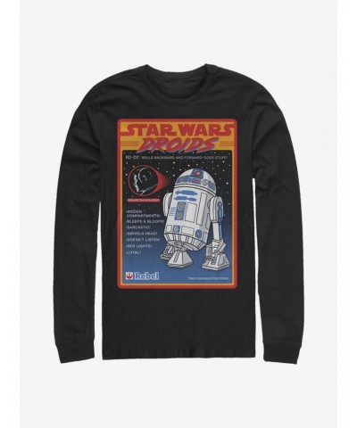 Star Wars Droid Figure Long-Sleeve T-Shirt $12.90 T-Shirts