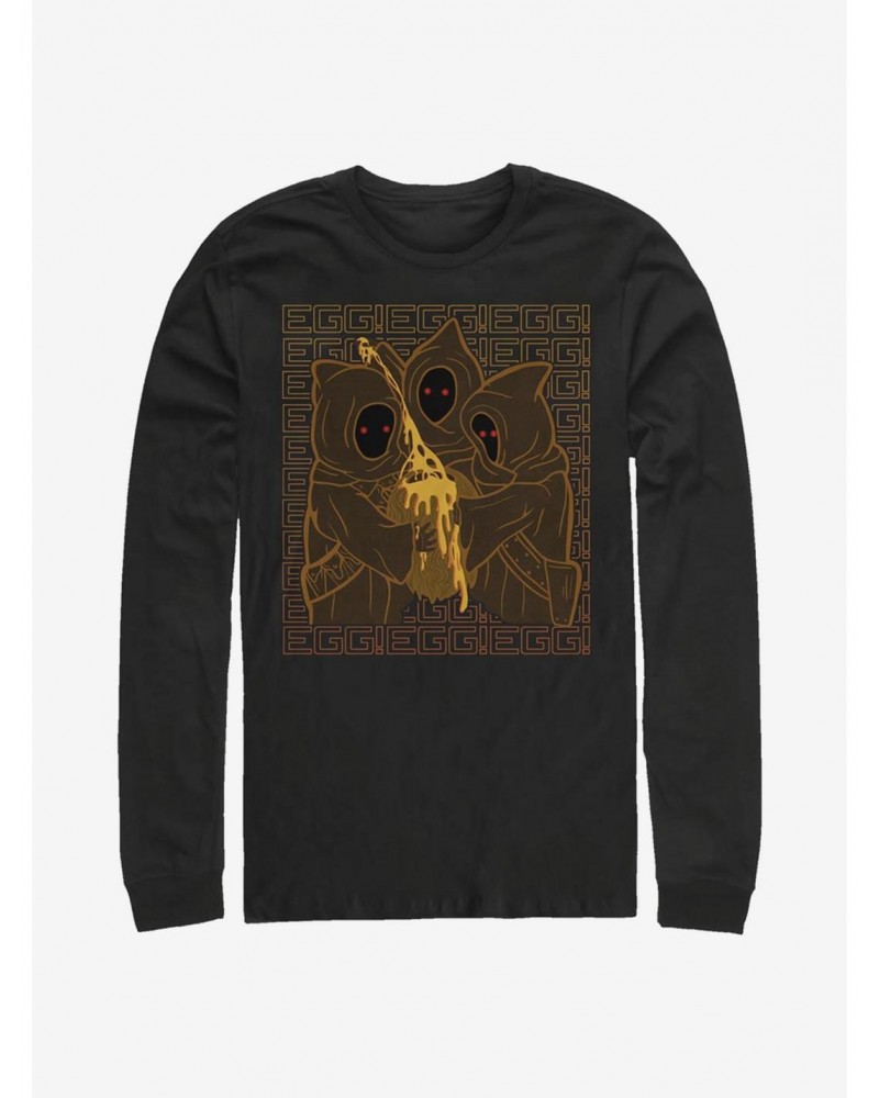 Star Wars The Mandalorian Jawa Egg Long-Sleeve T-Shirt $7.90 T-Shirts