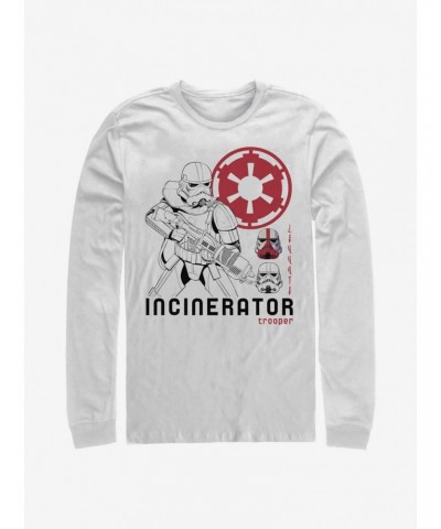 Star Wars The Mandalorian Incincerator Trooper Long-Sleeve T-Shirt $8.42 T-Shirts