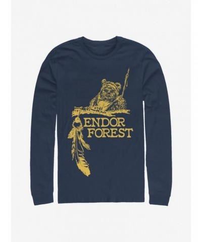 Star Wars Endor Forest Long-Sleeve T-Shirt $13.16 T-Shirts