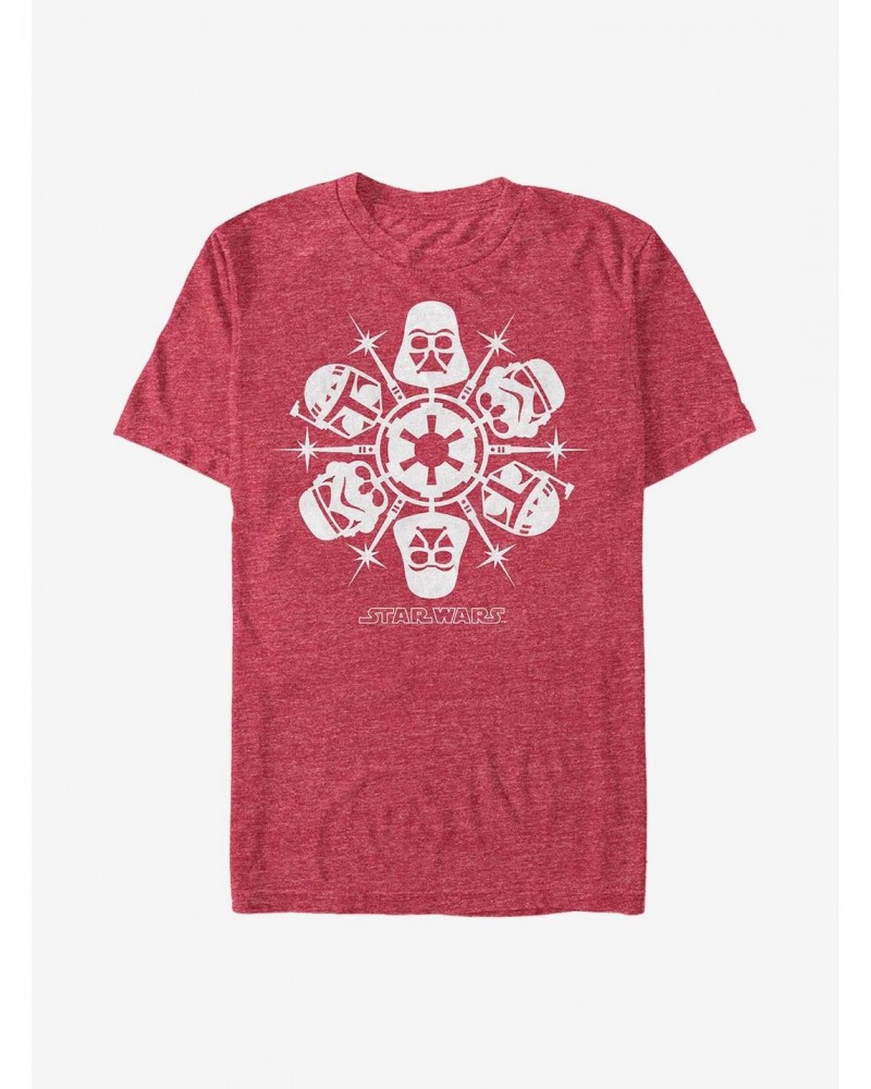 Star Wars Dark Side Snow-Flake T-Shirt $4.66 T-Shirts