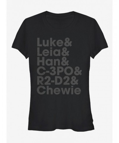 Star Wars Luke and Leia Girls T-Shirt $5.99 T-Shirts