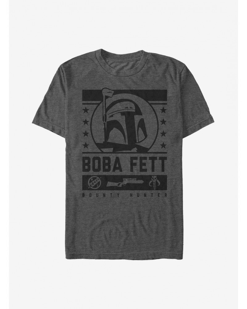 Star Wars Boba In Black T-Shirt $5.28 T-Shirts