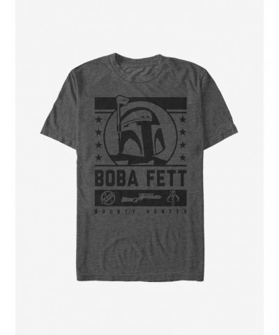 Star Wars Boba In Black T-Shirt $5.28 T-Shirts