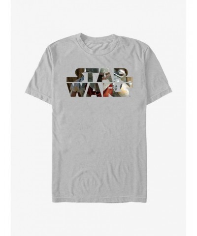 Star Wars The Mandalorian Boba Fett Logo T-Shirt $6.06 T-Shirts