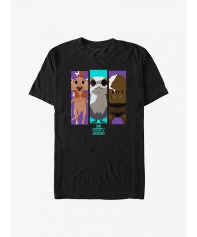 Star Wars: Galaxy Of Creatures Panel Creature T-Shirt $7.61 T-Shirts