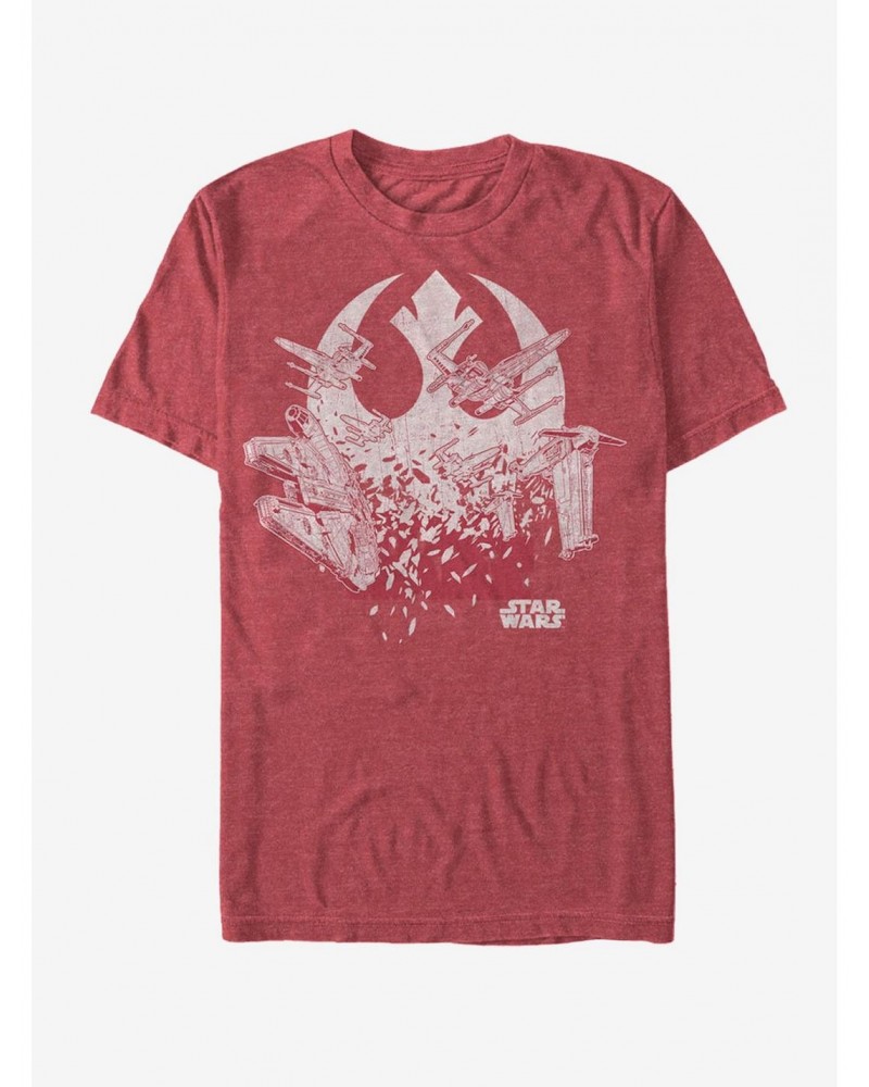 Star Wars Rebel Ship Splinter T-Shirt $5.44 T-Shirts