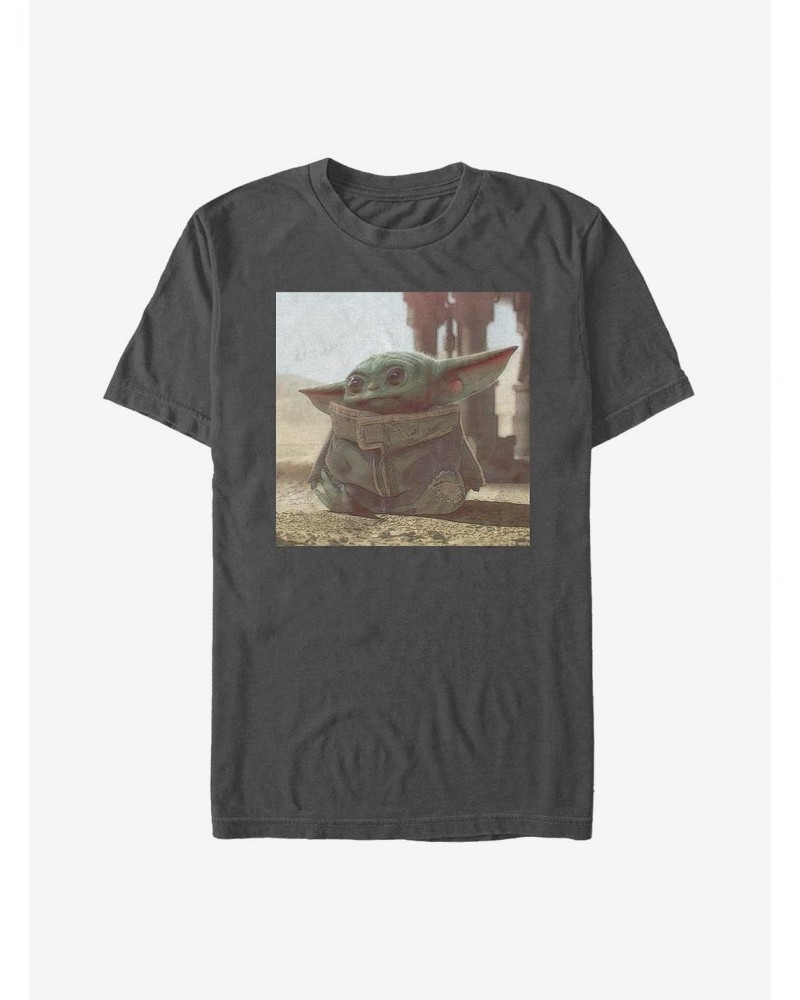 Star Wars The Mandalorian The Child Scene T-Shirt $5.59 T-Shirts