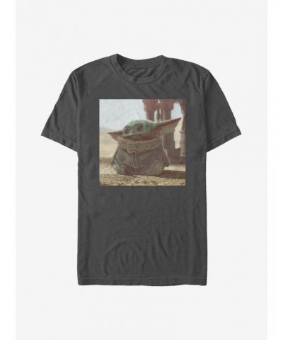 Star Wars The Mandalorian The Child Scene T-Shirt $5.59 T-Shirts