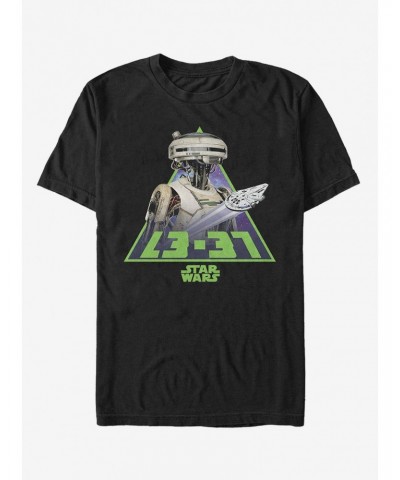 Star Wars L3-37 Millennium Falcon T-Shirt $6.99 T-Shirts