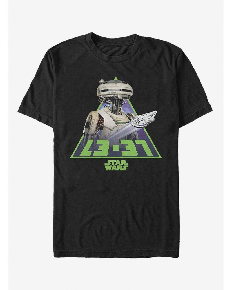 Star Wars L3-37 Millennium Falcon T-Shirt $6.99 T-Shirts