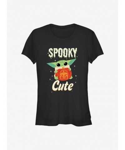 Star Wars The Mandalorian The Child Spooky Cute Girls T-Shirt $5.50 T-Shirts