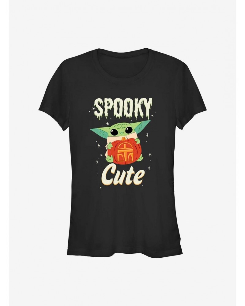 Star Wars The Mandalorian The Child Spooky Cute Girls T-Shirt $5.50 T-Shirts