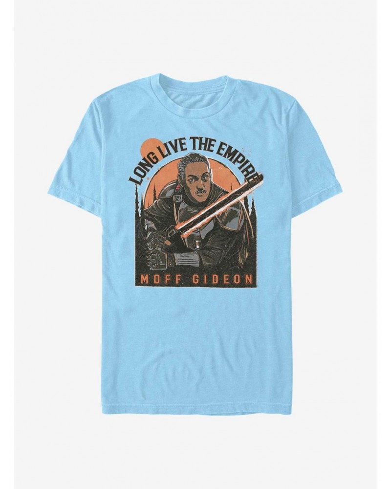 Star Wars The Mandalorian Long Live The Empire Gideon T-Shirt $4.97 T-Shirts