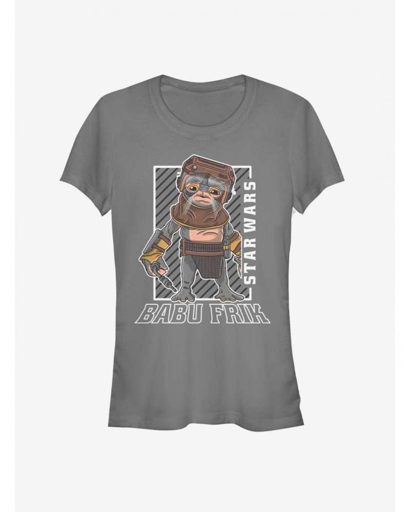 Star Wars Episode IX The Rise of Skywalker Babu Frik Girls T-Shirt $5.34 T-Shirts