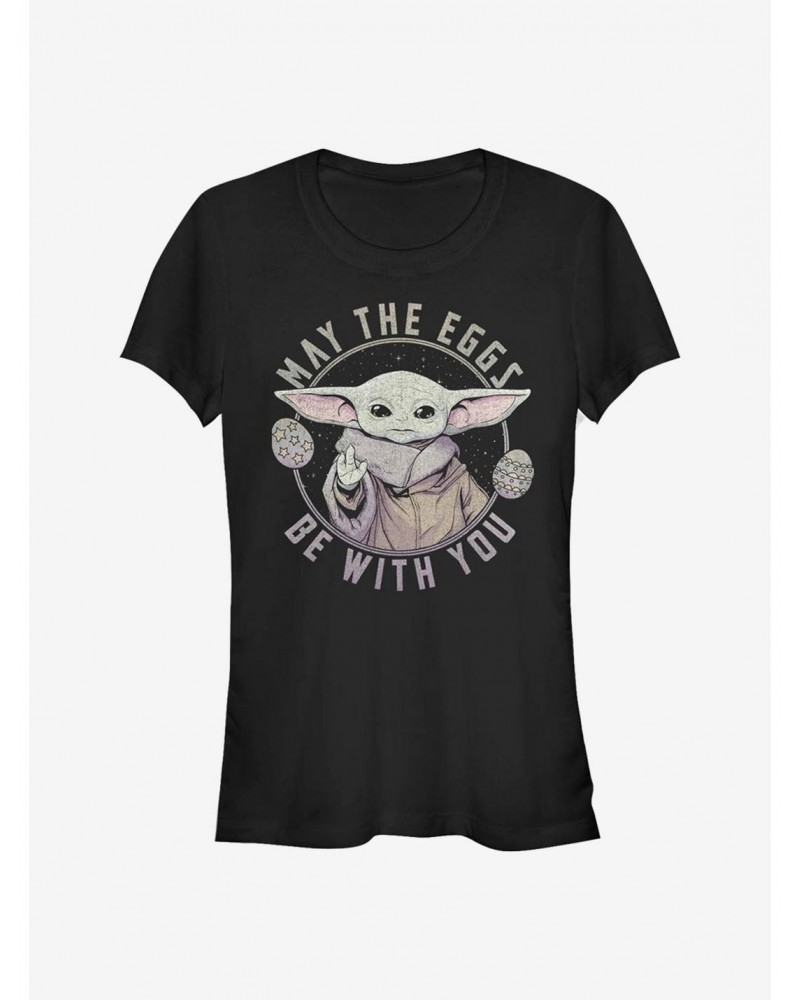 Star Wars The Mandalorian The Child May The Eggs Girls T-Shirt $7.93 T-Shirts