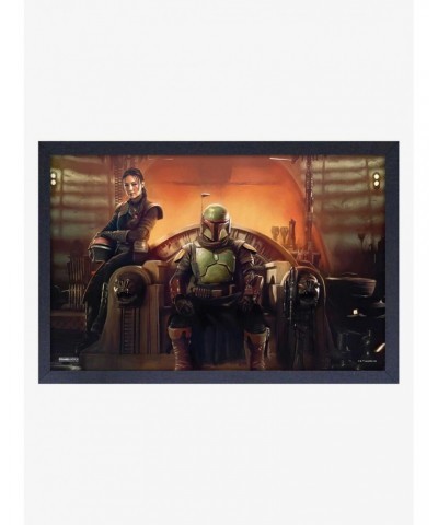 Star Wars Book of Boba Fett Seated Framed Wood Wall Art $11.95 Merchandises