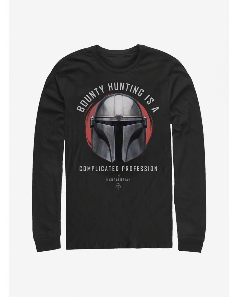 Star Wars The Mandalorian Bounty Goals Long-Sleeve T-Shirt $7.90 T-Shirts