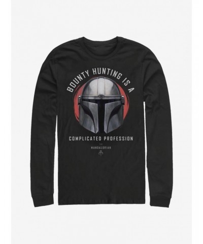 Star Wars The Mandalorian Bounty Goals Long-Sleeve T-Shirt $7.90 T-Shirts